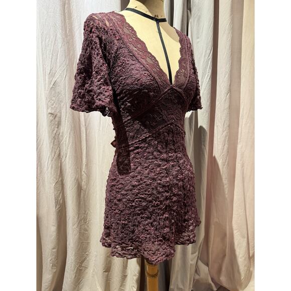 Ann Ferriday VTG Fairy Lace Mini Or Tunic S - Picture 2 of 4